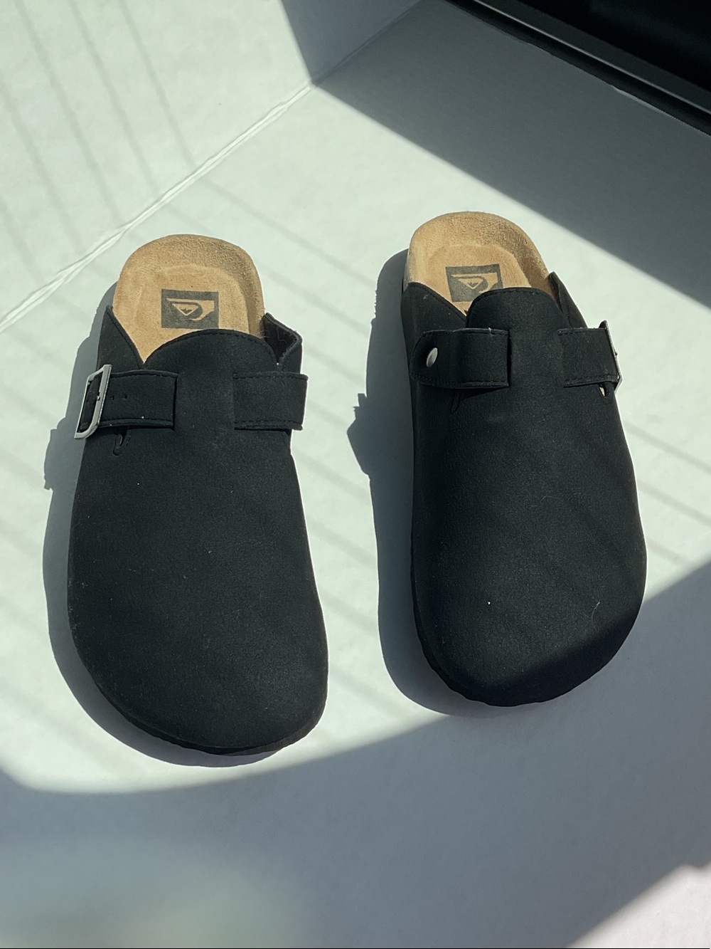 Comfort Slip-On Mule Slippers for Women — Black